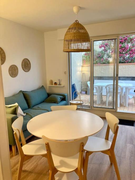 Le Grand Large 3 Pieces En Rez De Jardin, Avec Terrasse Et Acces Direct A La Plage A Pied Le Barcarès Esterno foto